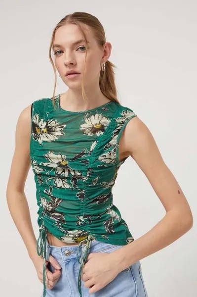 КРЕТУ топ Desigual, зеленый