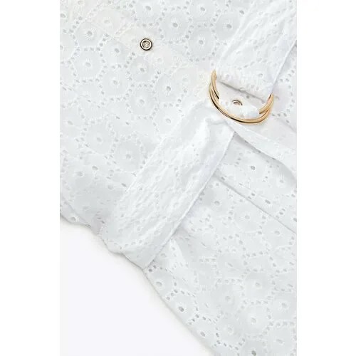 Сарафан Zara, хлопок, размер S, белый