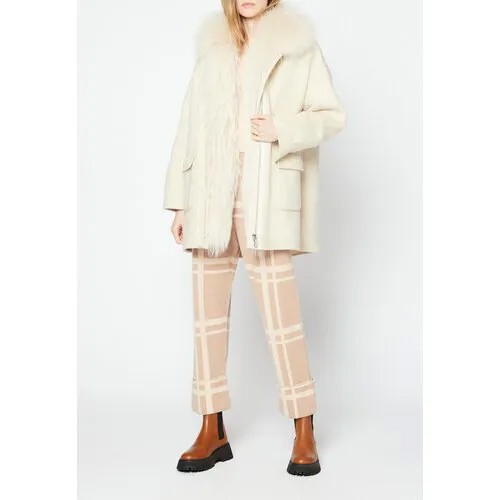 Пальто  Max & Moi, шерсть, размер 34, белый