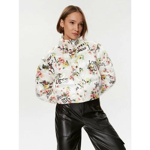 Пуховик GUESS, размер XL [INT], белый