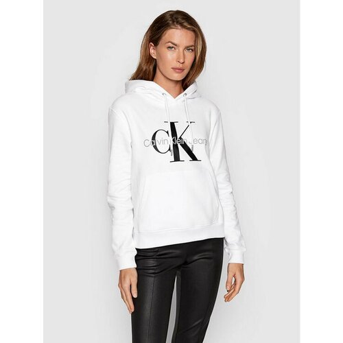 Худи Calvin Klein Jeans, размер XXS [INT], белый