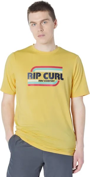 Футболка Rip Curl Yeh Mumma Short Sleeve UV, цвет Retro Yellow