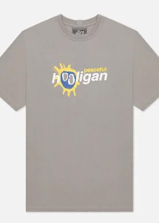 Мужская футболка Peaceful Hooligan Scream, цвет серый, размер XXL