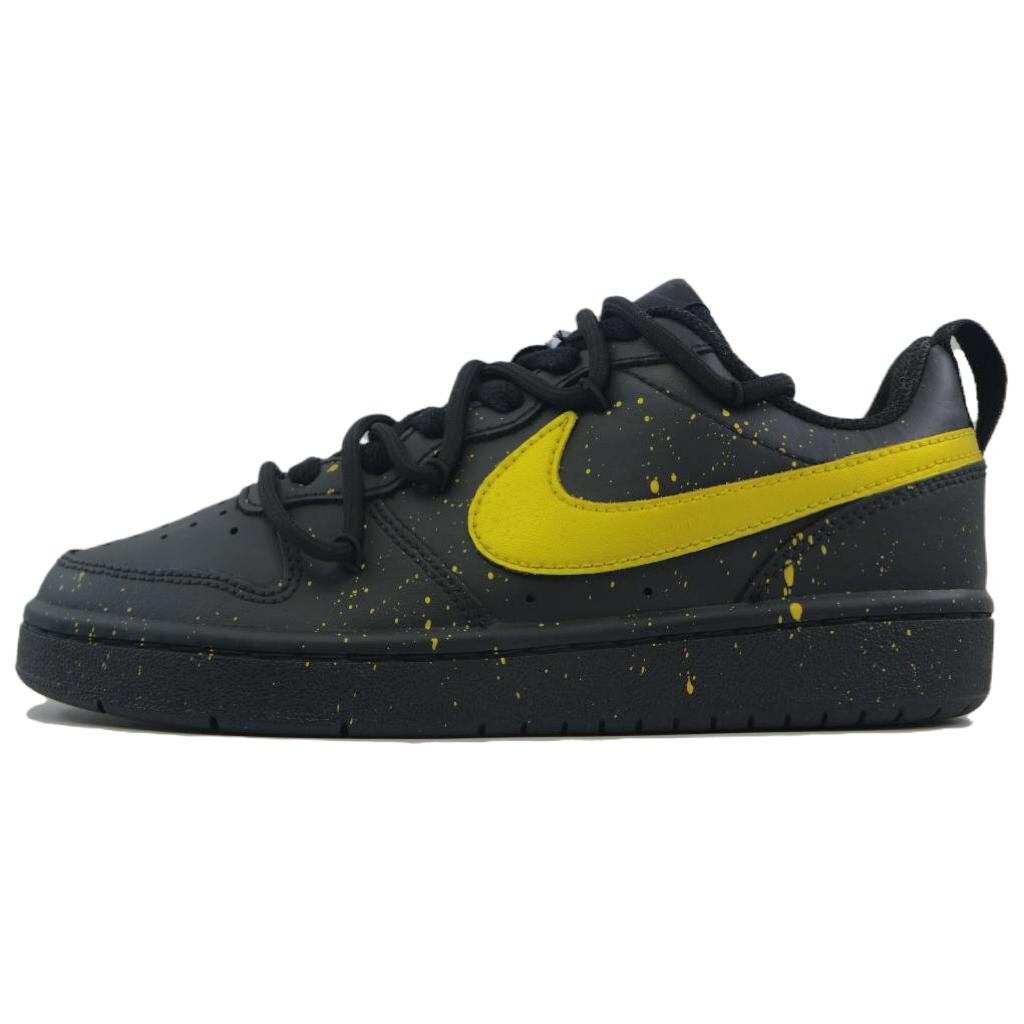 Кроссовки Nike Court Borough 2 Skateboarding Shoes Women's Low-top Black/gold, черный/золотой