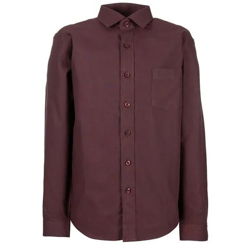 Школьная рубашка Imperator, размер 98-104, бордовый