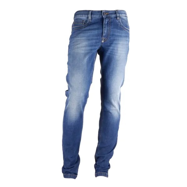 Мужские джинсы Bikkembergs Sleek обычного кроя, синий