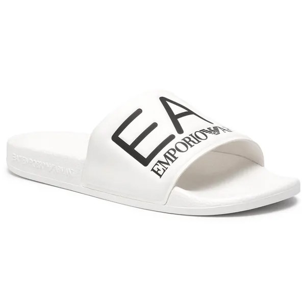 Шлепанцы EA7 Emporio Armani, белый