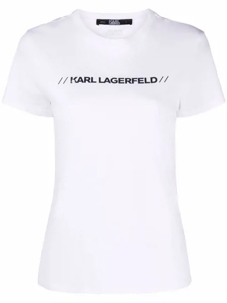 Karl Lagerfeld футболка Athleisure с логотипом