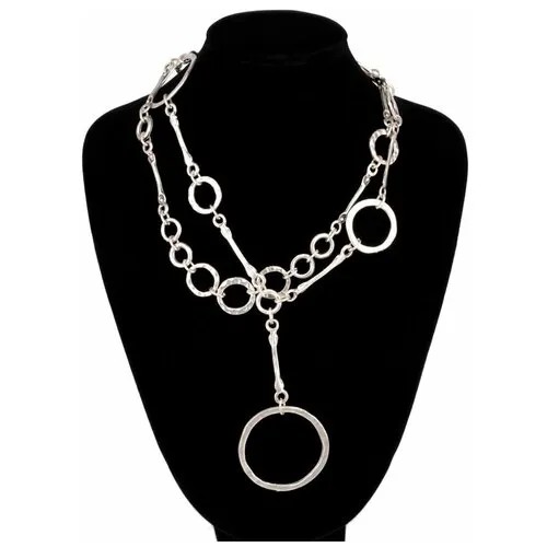 Колье OTOKODESIGN, серебристый