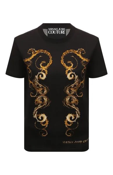 Хлопковая футболка Versace Jeans Couture
