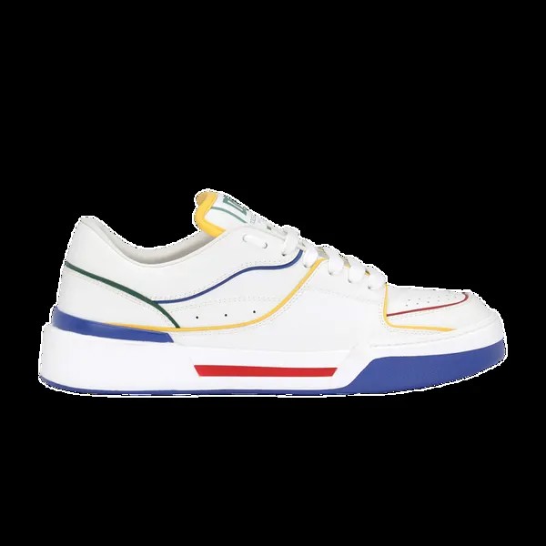 Кроссовки Dolce & Gabbana New Roma Low 'Primary Colors', белый