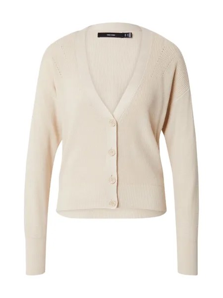 Вязаный кардиган Vero Moda NEW LEXSUN, бежевый