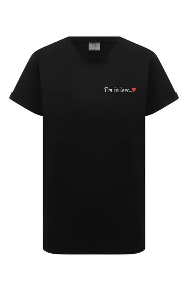 Хлопковая футболка Seven Lab