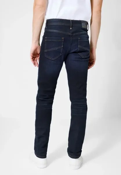 STREET ONE МУЖСКИЕ Джинсы облегающего кроя, с 5 карманами Street One Men, синий
