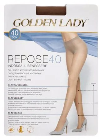 Колготки Golden Lady Repose 40 den, размер 5-XL, visone (коричневый)