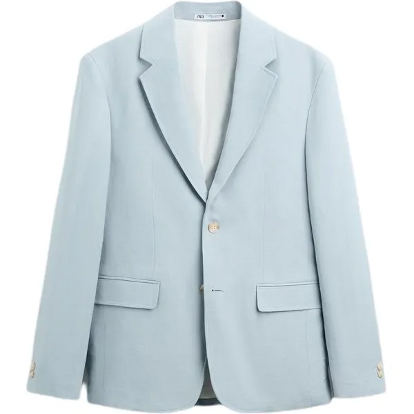 Деловой костюм мужской синий Zara, синий