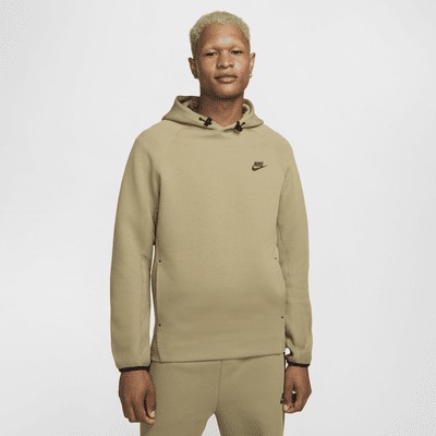 Худи Nike Sportswear Tech Fleece, цвет Neutral Olive/Black
