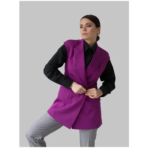 Пиджак LeNeS brand, размер 48, фуксия, розовый