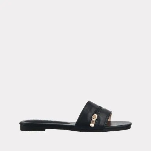 Сланцы женские Versiya shop SW527 черные 39 RU