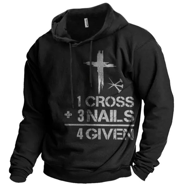Мужская толстовка 1 Cross 3 Nails