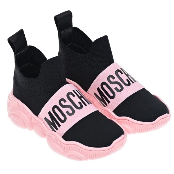 Кроссовки-носки с перемычкой Moschino детские