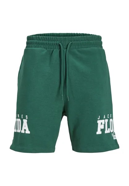 Брюки спортивные, эластичный пояс, сценарий, мужские Jack & Jones, цвет Dark Green