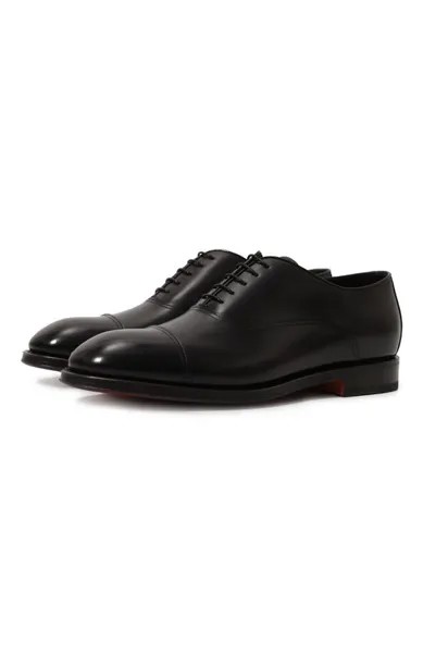 Кожаные оксфорды Santoni