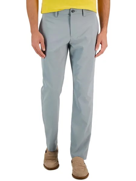 Мужские эластичные брюки узкого кроя Perry Ellis Portfolio, цвет Monument