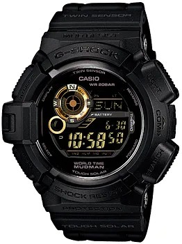 Японские наручные  мужские часы Casio G-9300GB-1E. Коллекция G-Shock