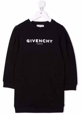 Givenchy Kids платье-толстовка с логотипом