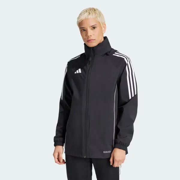 Дождевик Tiro 24 Adidas, цвет Black/White