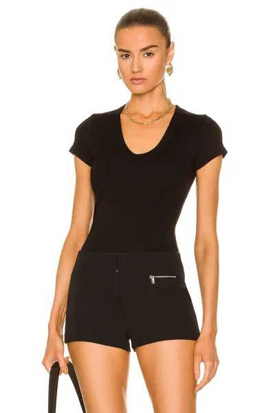 Топ Enza Costa Supima Cotton Cap Sleeve, черный