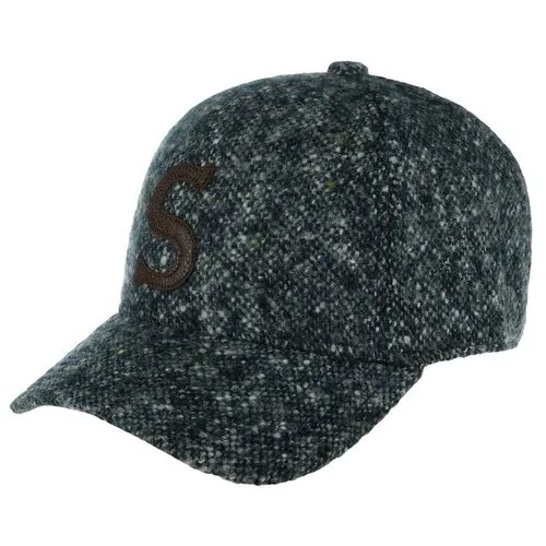 Бейсболка STETSON, шерсть, размер OneSize, зеленый