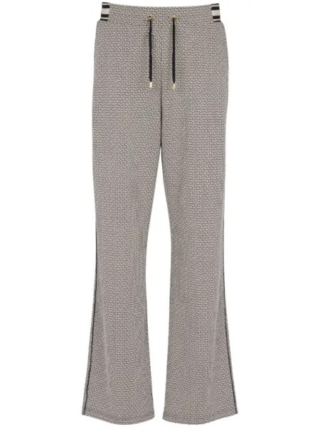 Balmain спортивные брюки с монограммой, черный
