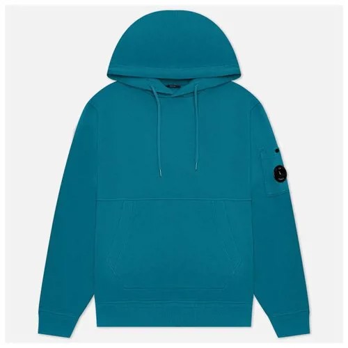 Мужская толстовка C.P. Company Cotton Fleece Hoodie Resist Dyed голубой, Размер S