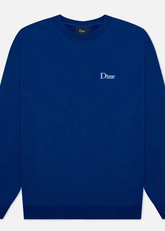 Мужская толстовка Dime Classic Small Logo Crew Neck, цвет синий, размер XL