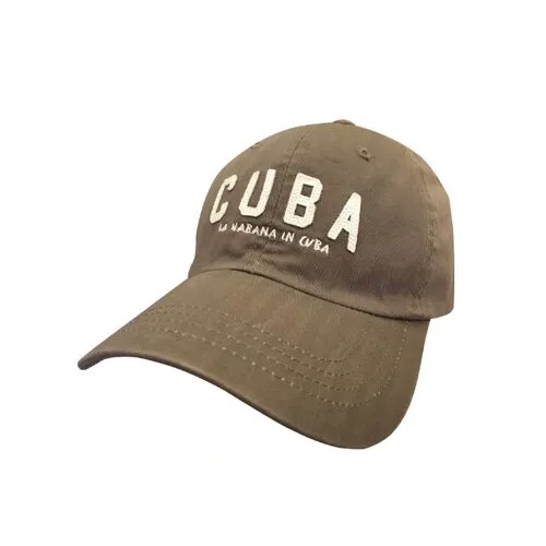 Бейсболка универсальная Be Snazzy CZD-0027 с нашивкой Cuba. Цвет серый. Размер 54-56