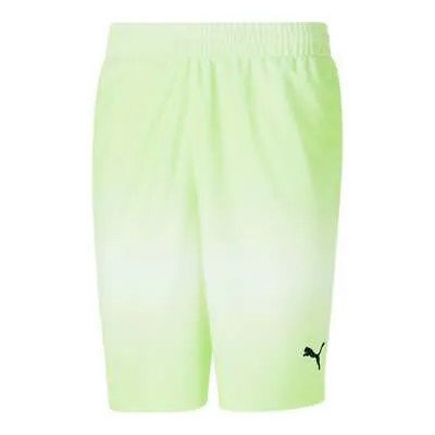 Puma Power Summer Fading 10-дюймовые шорты Мужские зеленые повседневные спортивные штаны 67179