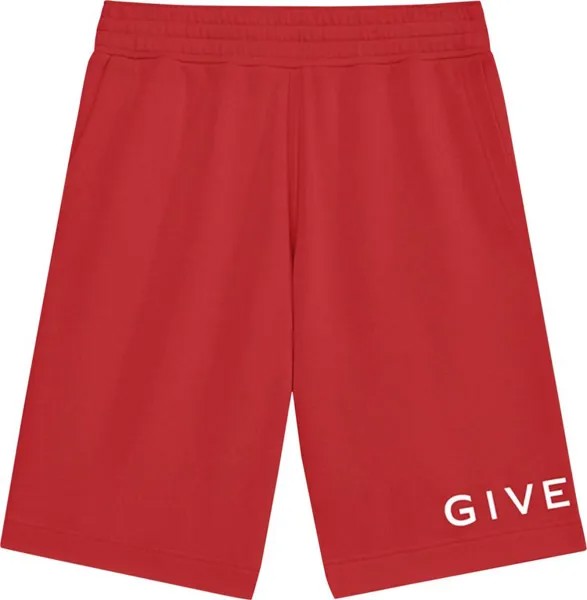 Спортивные шорты Givenchy Sweatshort 'Vermillion Red', красный