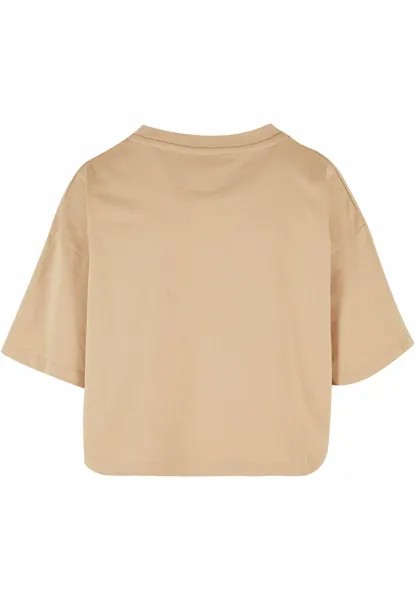 Футболка с принтом Signature Crop Karl Kani, песочный