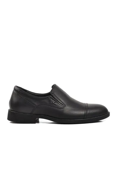 2330-24K Черные мужские классические туфли из натуральной кожи Ayakmod