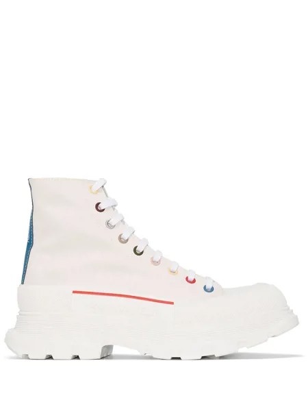 Alexander McQueen высокие кеды Tread Slick