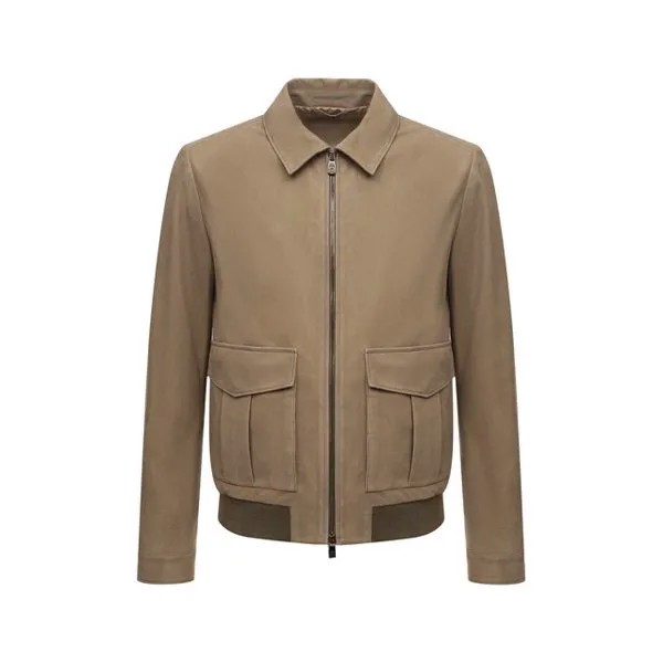 Замшевый бомбер Corneliani