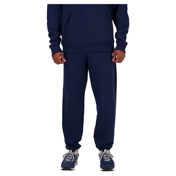 Джоггеры New Balance Sport Essentials French Terry Joggers, синий