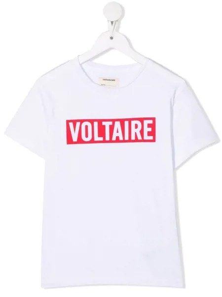 Zadig & Voltaire Kids футболка с логотипом