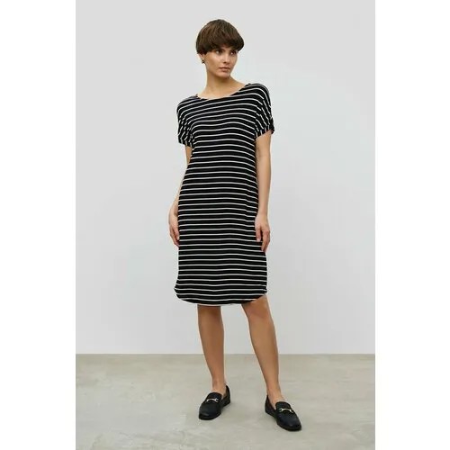 Платье Baon, размер 46, black striped