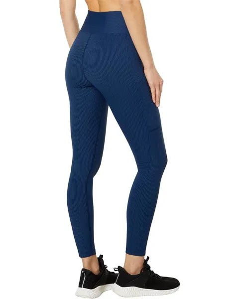 Брюки YEAR OF OURS Ribbed Pocket Leggings, темно-синий