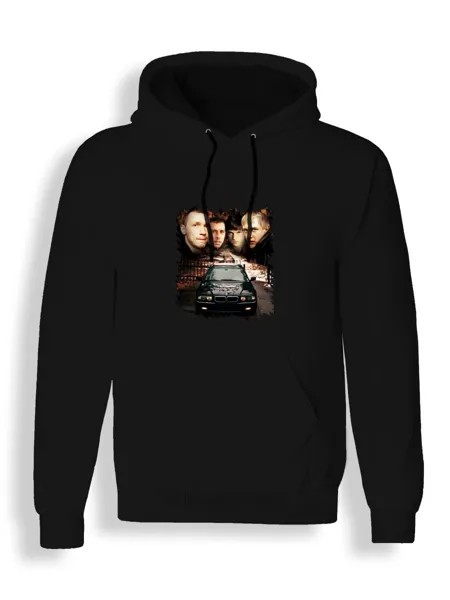 Худи унисекс СувенирShop Бригада/Саша Белый/Космос/Пчела/Фил 8 черное M