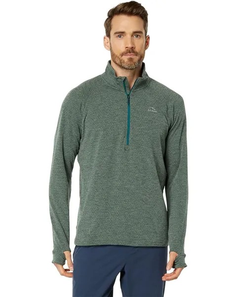 Толстовка L.L.Bean Adventure Grid Fleece 1/4 Zip, цвет Sea Green