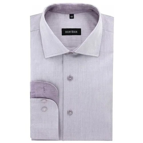 Рубашка BERTHIER, размер 174-184/44, фиолетовый
